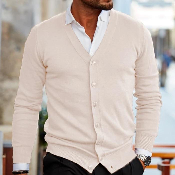 Adrian | Men's Cardigan Knitted Button Up
