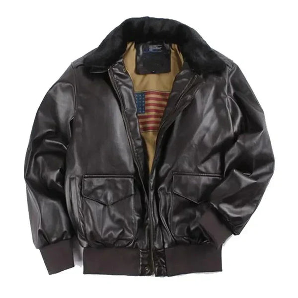 Albert | Men's Leather Jacket Bomber Biker