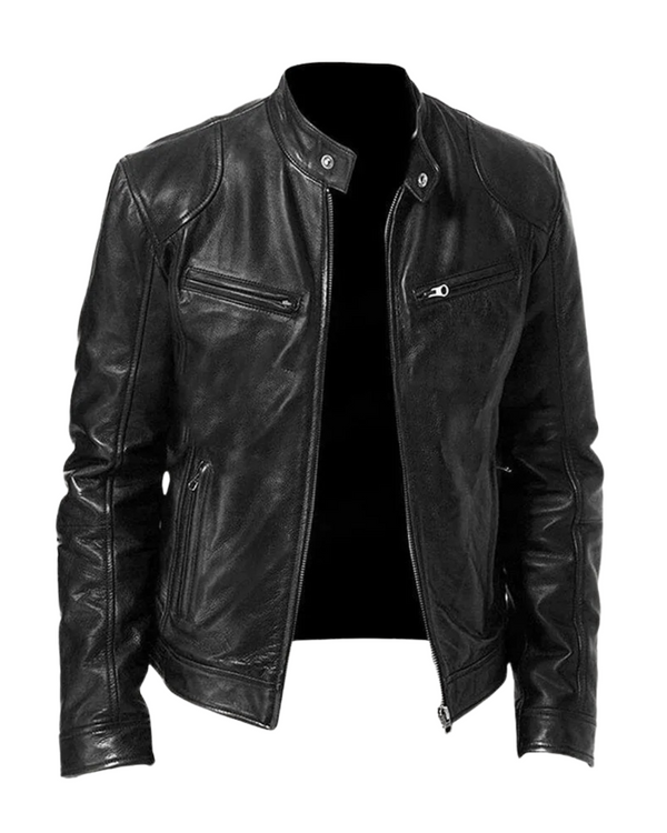 Archer | Men's Leather Jacket Biker Bomber Faux