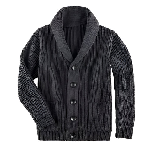 Archibald | Men's Cable Knit Cardigan Button Up