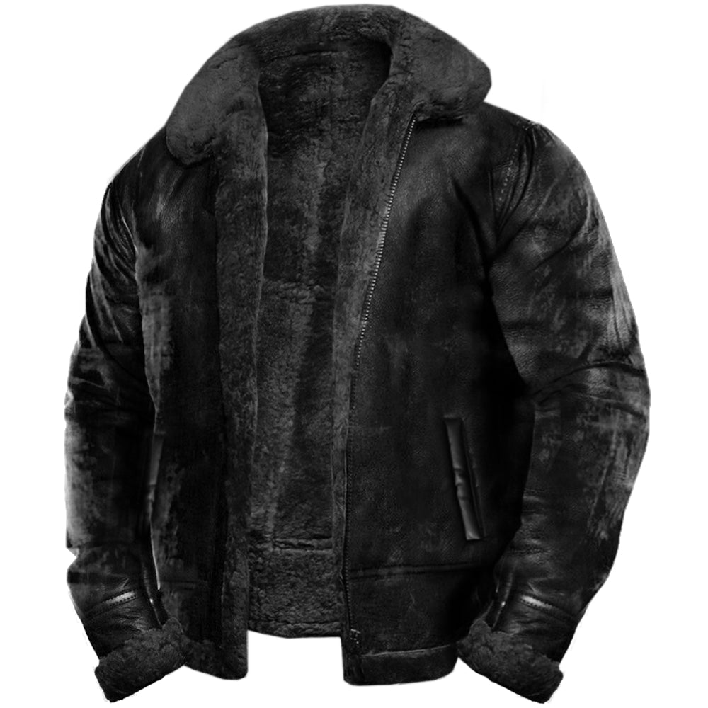 Arthur | Men's Leather Jacket Bomber Faux
