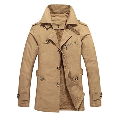 Atticus | Men's Padded Trench Coat Overcoat