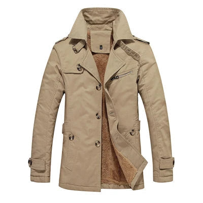 Atticus | Men's Padded Trench Coat Overcoat