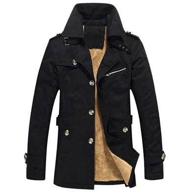 Atticus | Men's Padded Trench Coat Overcoat