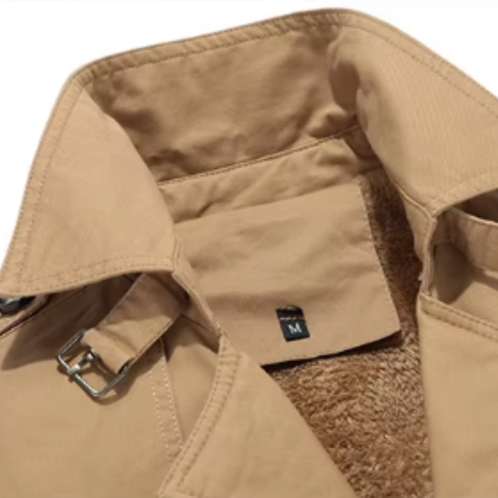 Atticus | Men's Padded Trench Coat Overcoat