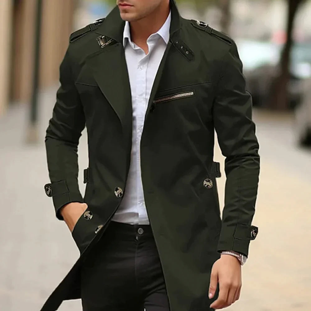 Barnaby | Men's Long Coat Trench Overcoat