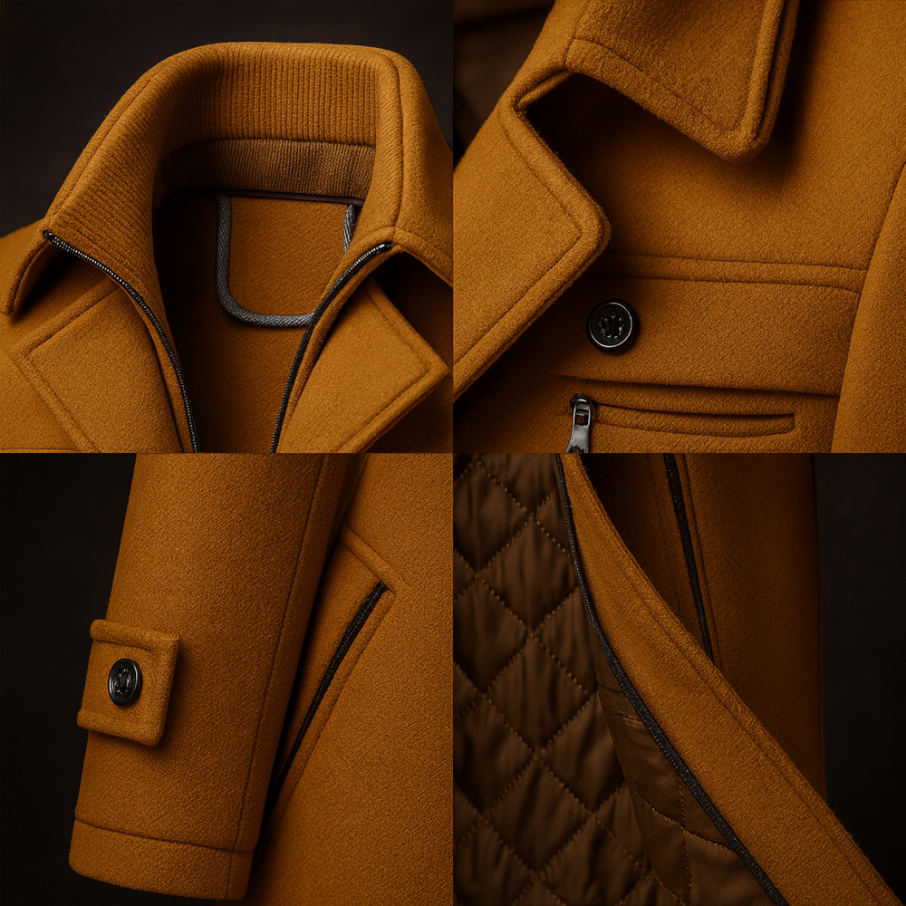 Beckett | Men's Coat Trench Long Overcoat