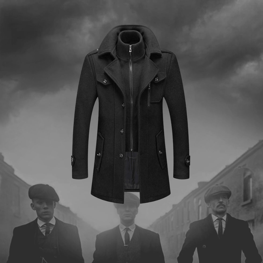 Bertram | Men's Padded Winter Coat Overcoat Long