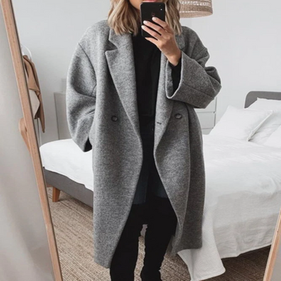 Camilla | Women's Long Oversized Wool-Blend Coat