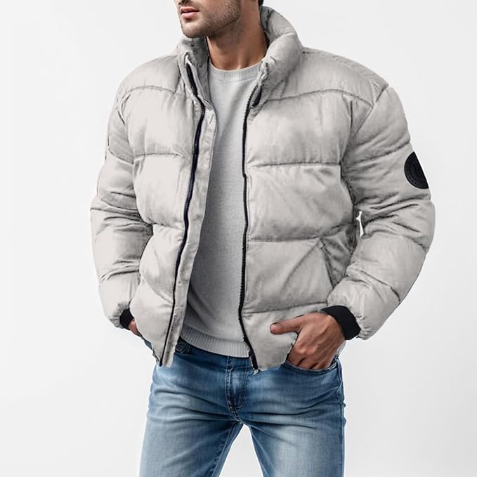Cyrus | Men's Puffer Jacket Padded Quilted