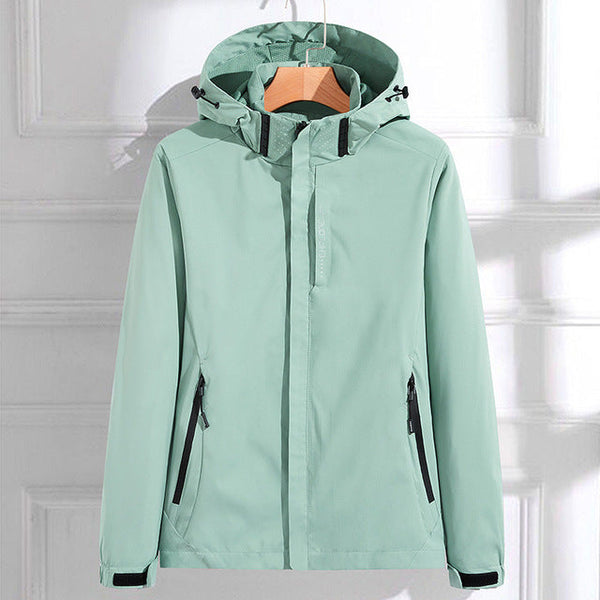 Della | Women's Hooded Softshell Waterproof Rain Jacket