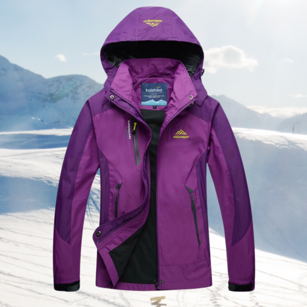 Delphine | Women's Waterproof Hiking Jacket Hooded Rain