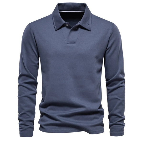 Eamon | Men's Polo Neck Jumper Knitted
