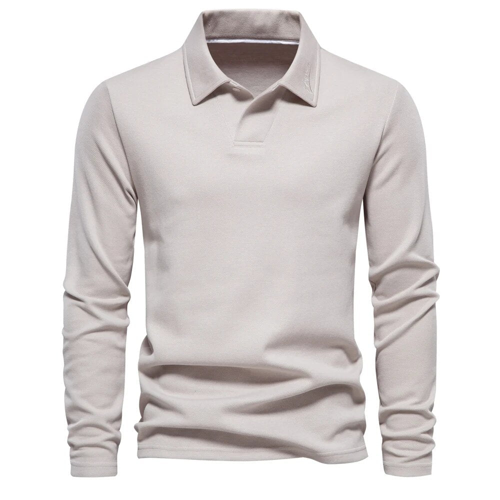 Eamon | Men's Polo Neck Jumper Knitted