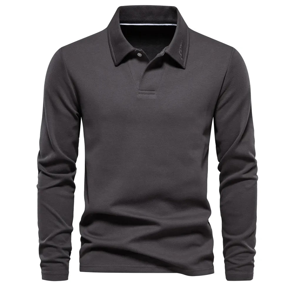 Eamon | Men's Polo Neck Jumper Knitted