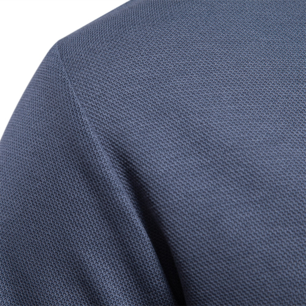 Eamon | Men's Polo Neck Jumper Knitted