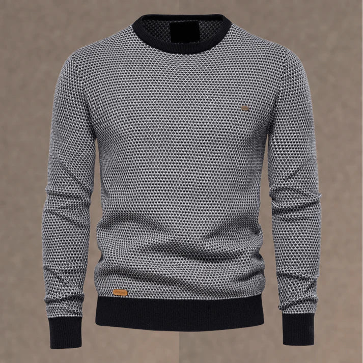 Ellis | Men's Crew Neck Jumper Knitted