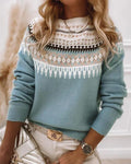 Eulalia | Women's Fair Isle Nordic Knitted Jumper