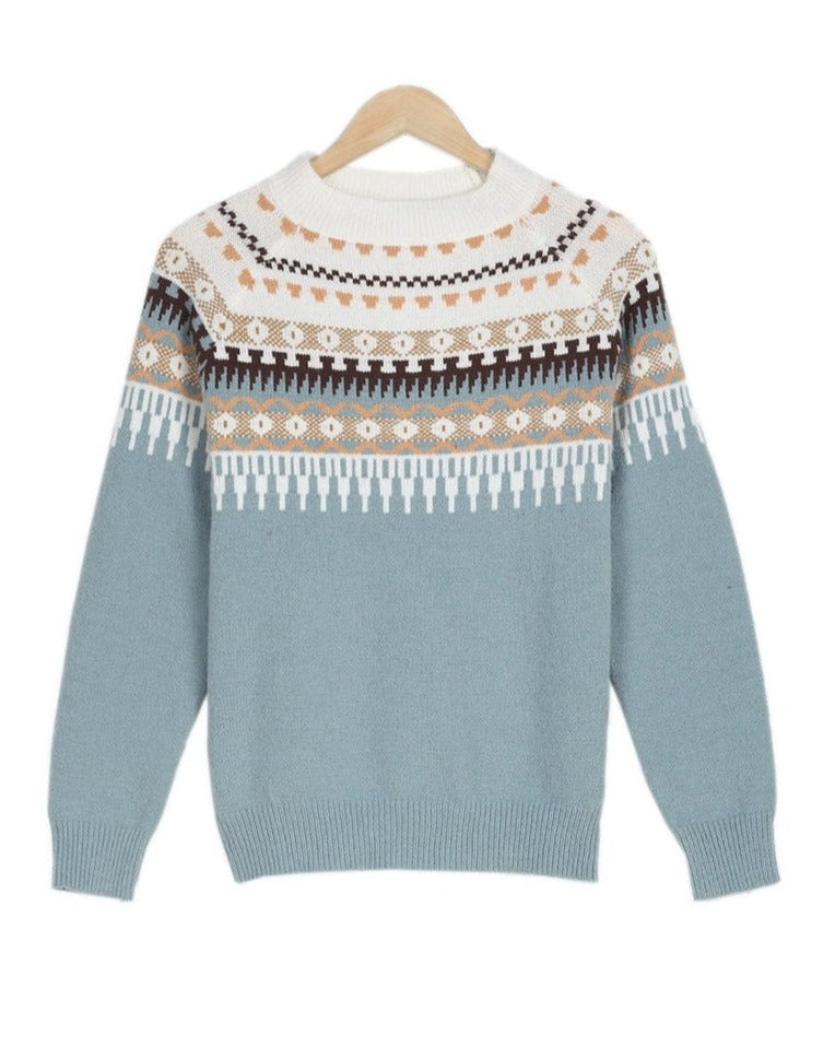 Eulalia | Women's Fair Isle Nordic Knitted Jumper
