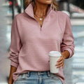 Evangeline | Women's Quarter Zip Knitted Jumper