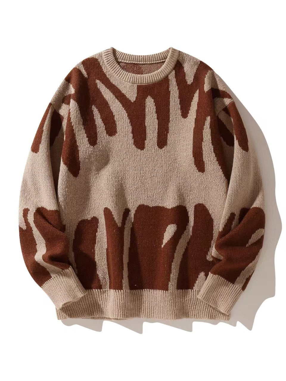 Everett | Men's Crew Neck Jumper Knitted Striped