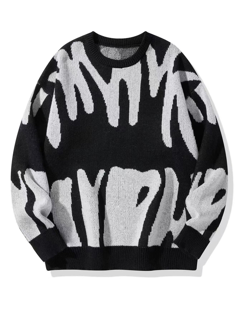 Everett | Men's Crew Neck Jumper Knitted Striped