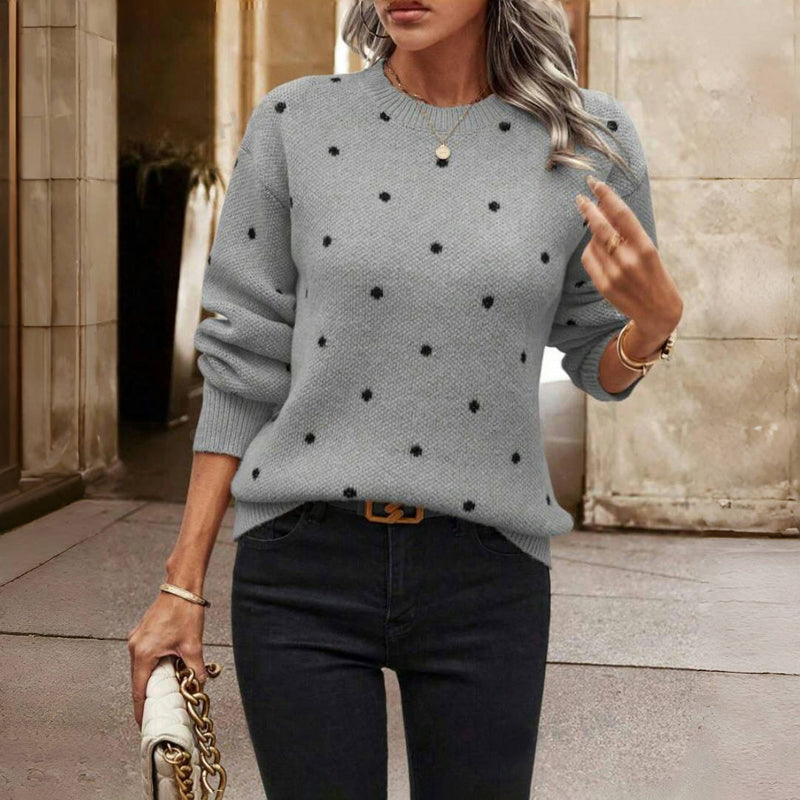 Fern | Women's Polka Dot Knitted Jumper
