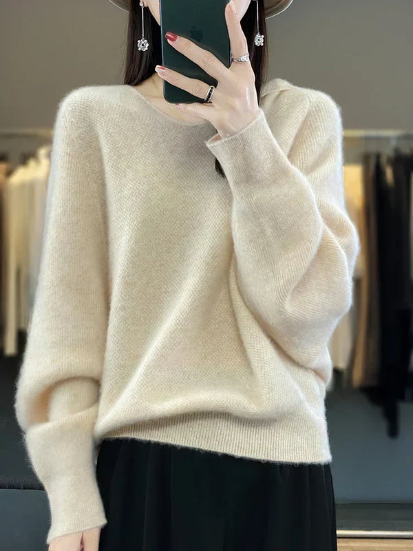Fleur | Women's Hooded Soft Knit Jumper