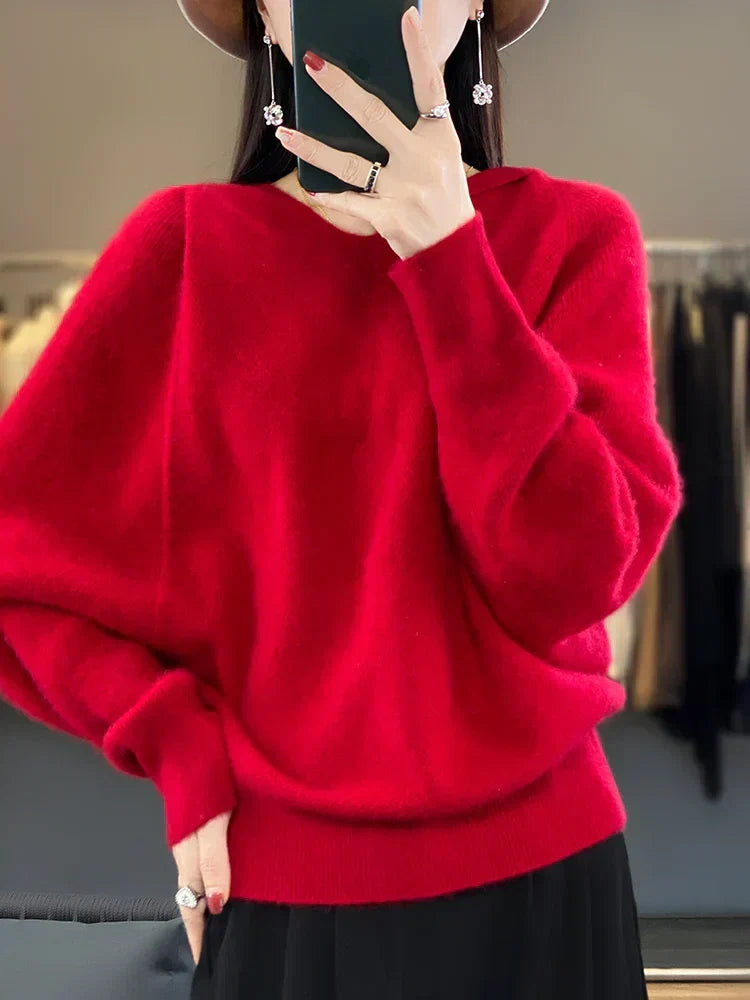 Fleur | Women's Hooded Soft Knit Jumper