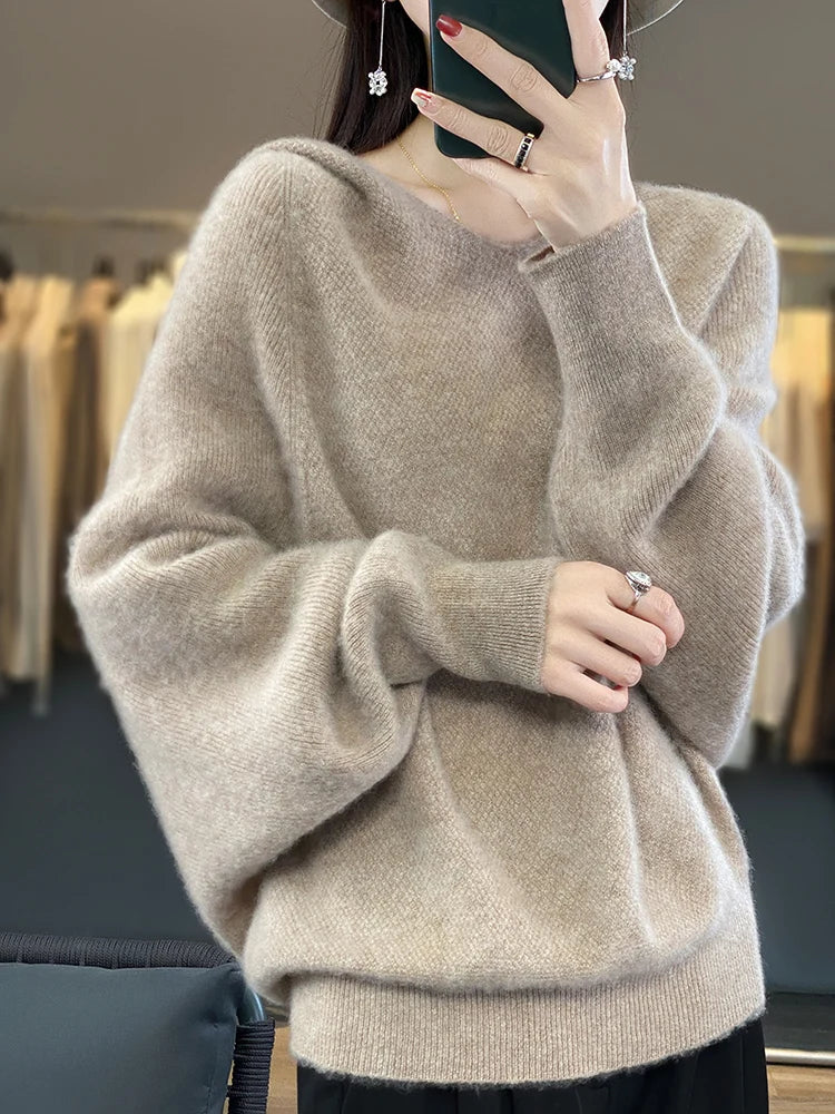 Fleur | Women's Hooded Soft Knit Jumper