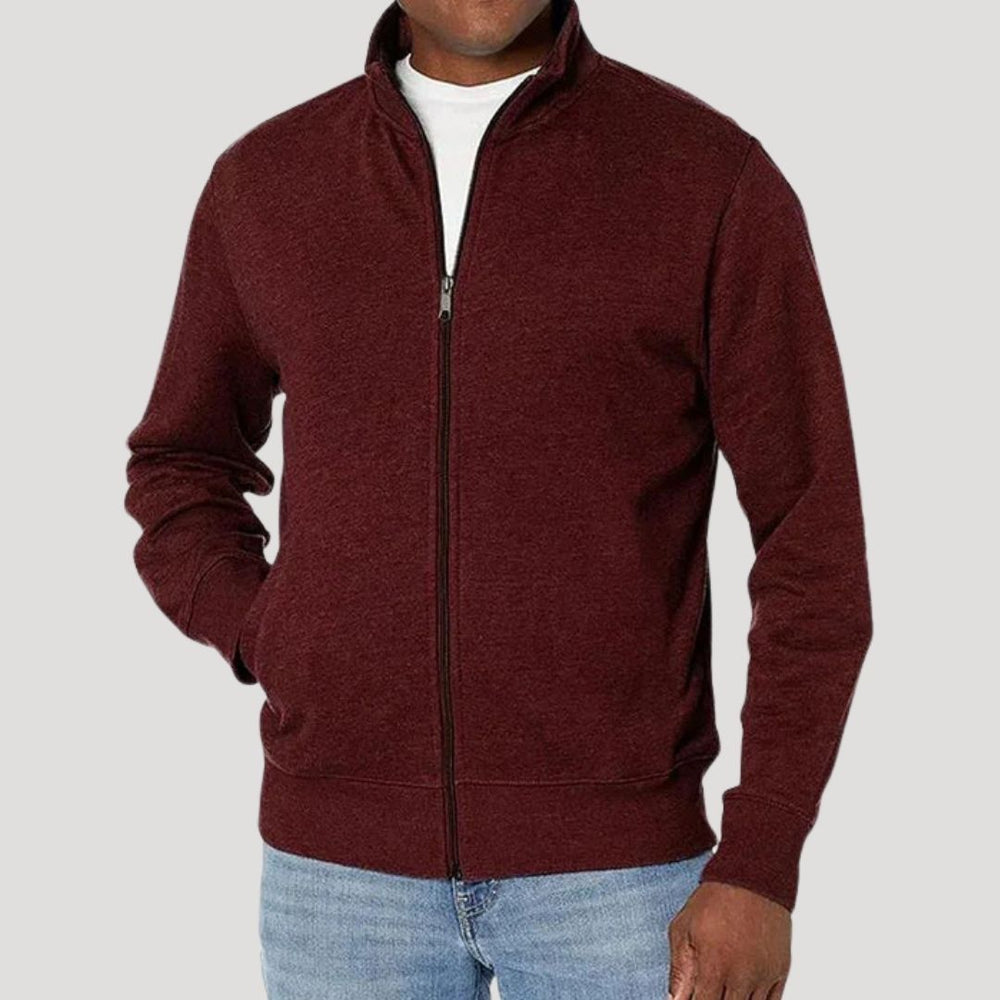 Florian | Men's Zip Up Cardigan Knitted Jumper