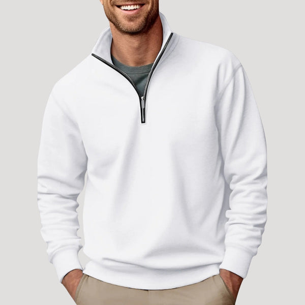 Garrett | Men's Quarter Zip Jumper Knitted