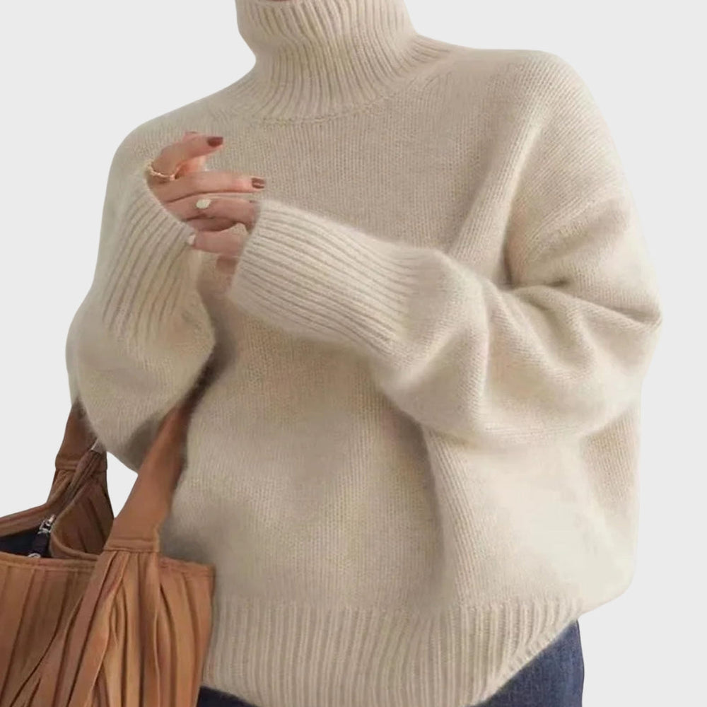 Giselle | Women's Roll Neck Jumper Soft Knit