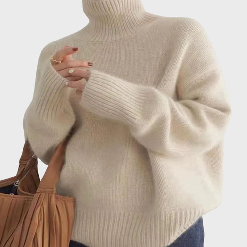 Giselle | Women's Roll Neck Jumper Soft Knit