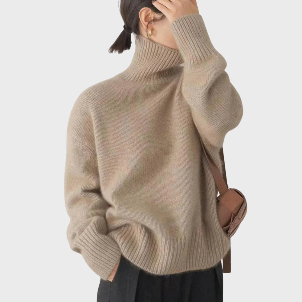 Giselle | Women's Roll Neck Jumper Soft Knit
