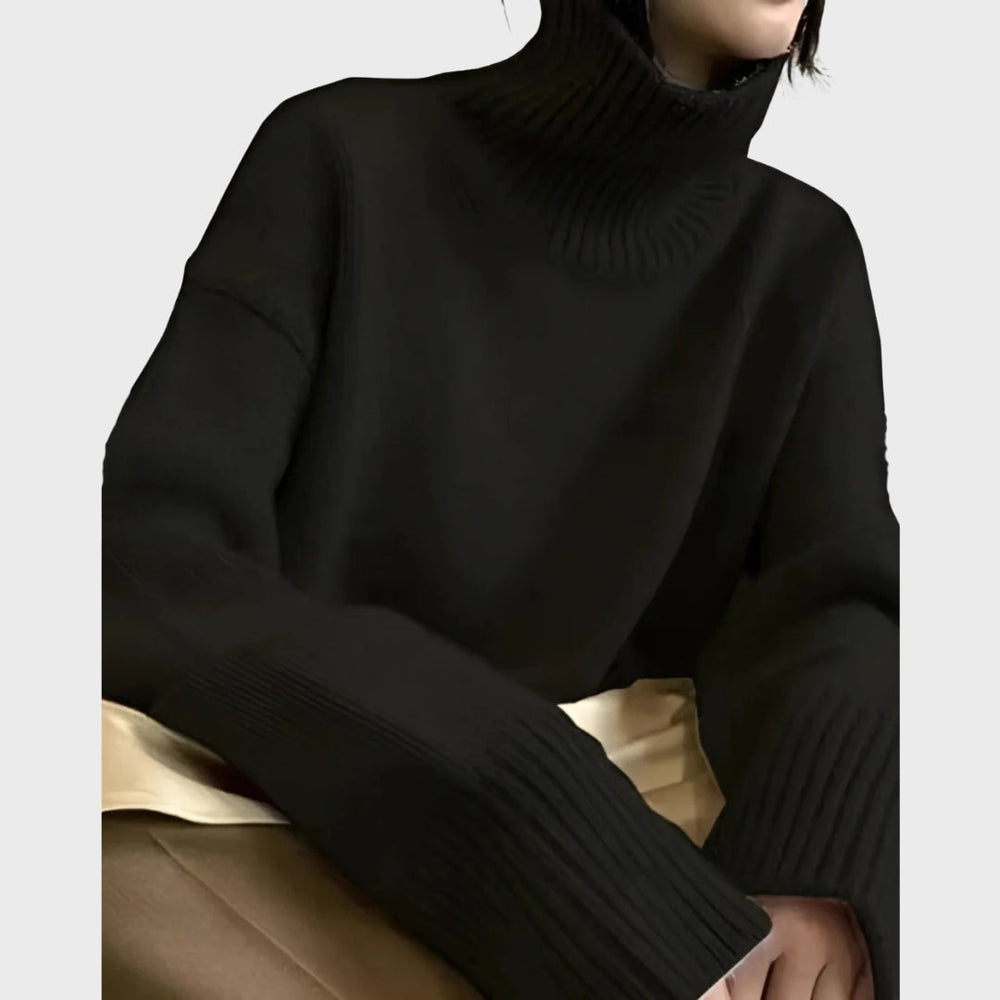 Giselle | Women's Roll Neck Jumper Soft Knit