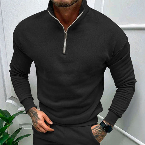 Godfrey | Men's Half Zip Jumper Fine Knit