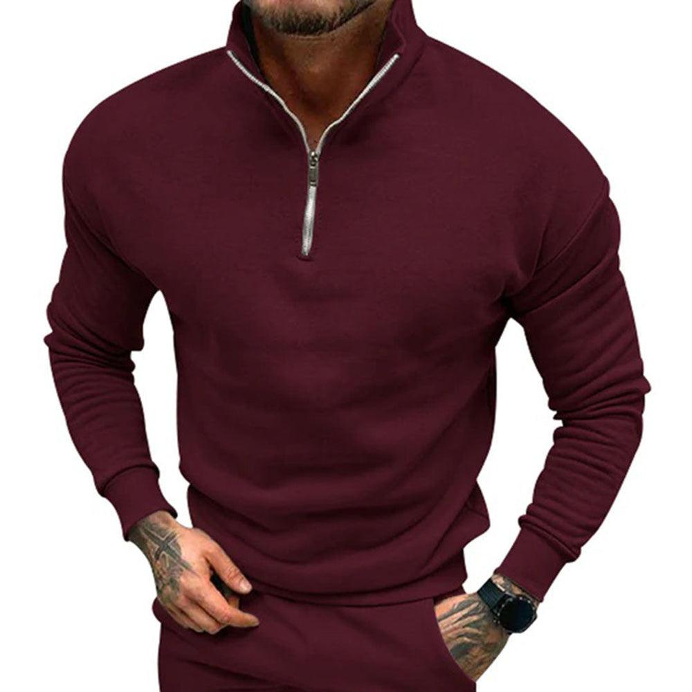 Godfrey | Men's Half Zip Jumper Fine Knit