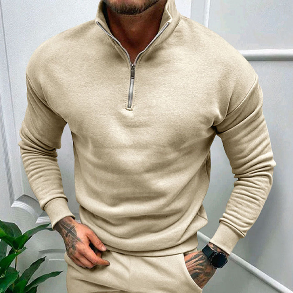Godfrey | Men's Half Zip Jumper Fine Knit