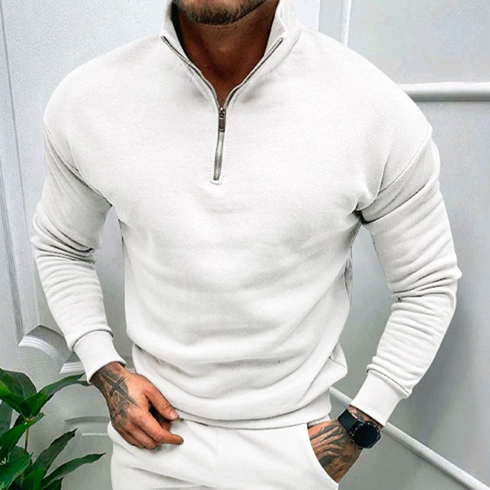 Godfrey | Men's Half Zip Jumper Fine Knit