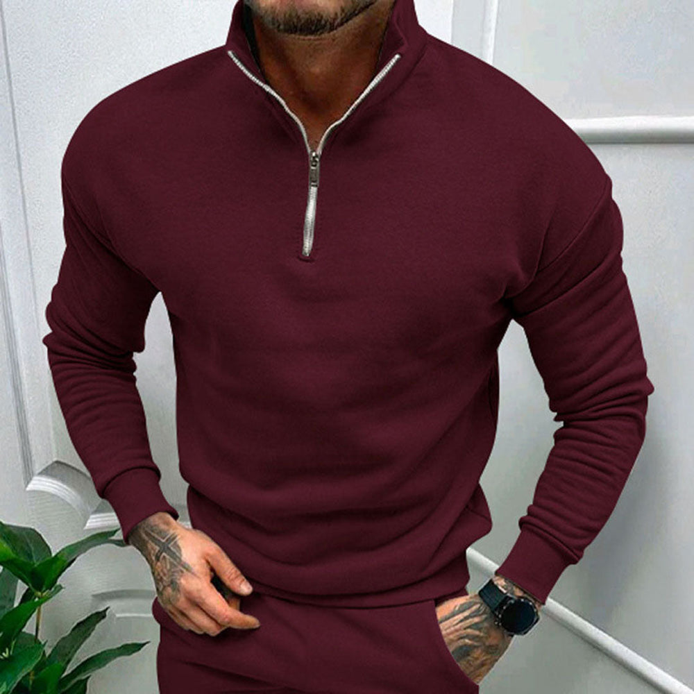 Godfrey | Men's Half Zip Jumper Fine Knit