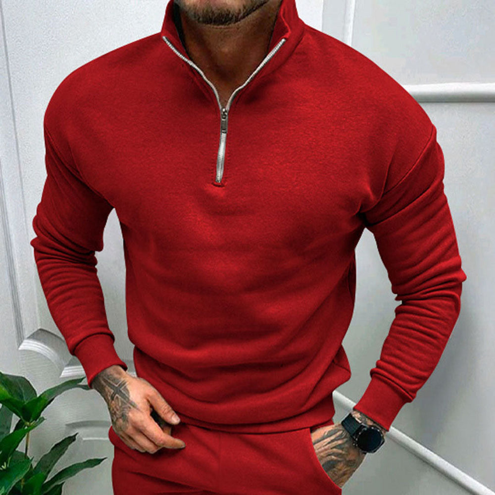 Godfrey | Men's Half Zip Jumper Fine Knit