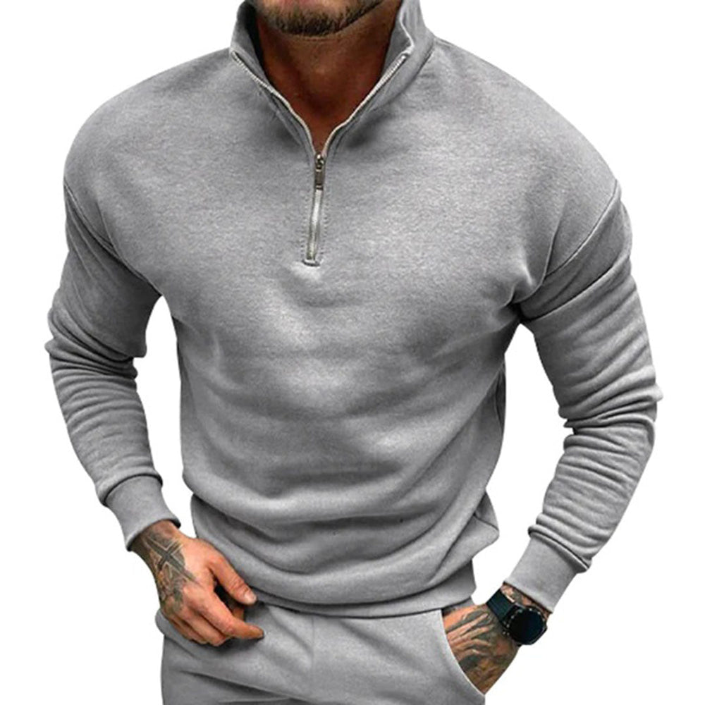 Godfrey | Men's Half Zip Jumper Fine Knit