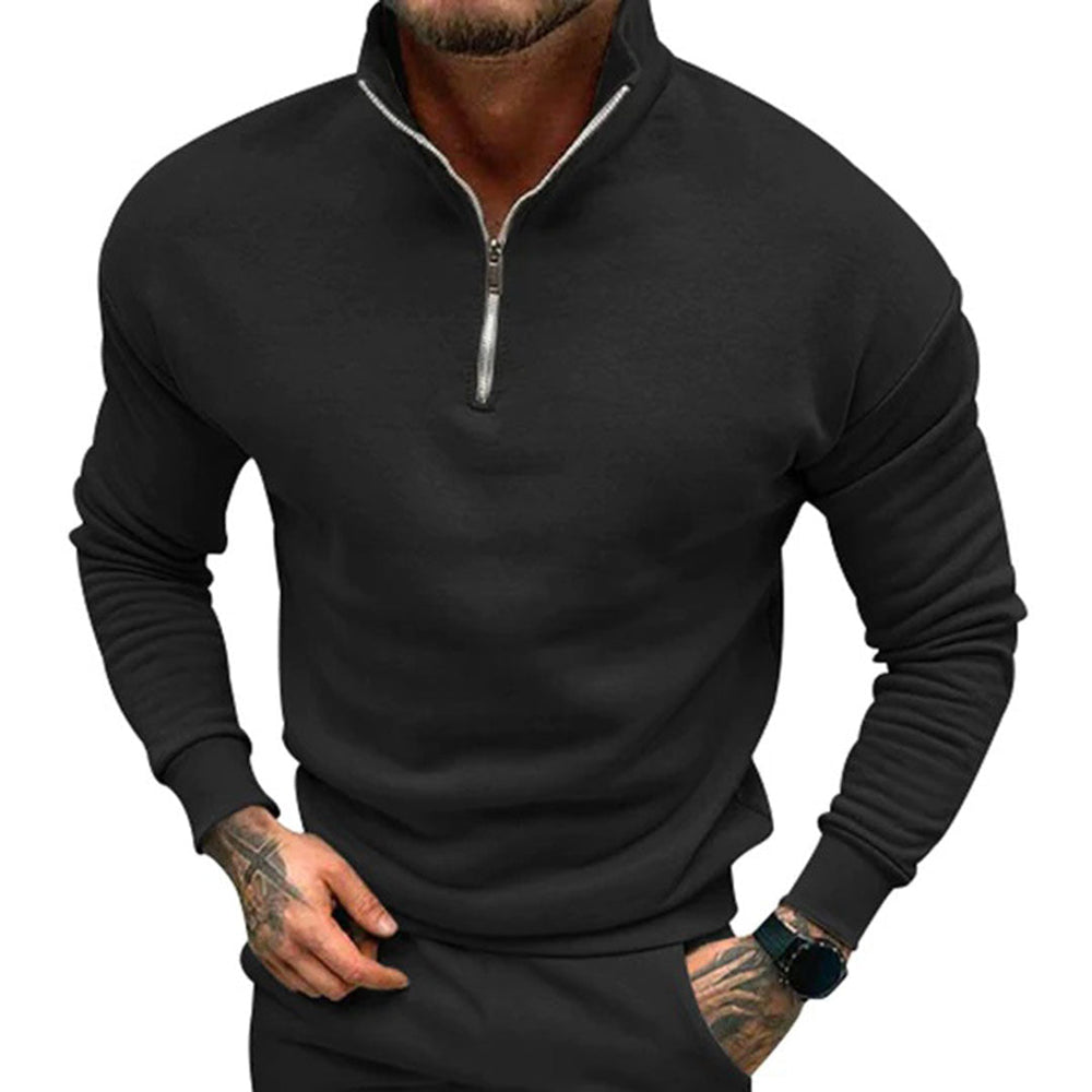 Godfrey | Men's Half Zip Jumper Fine Knit