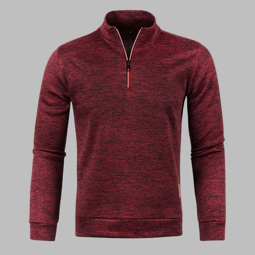 Griffin | Men's Zip Up Jumper Fine Knit