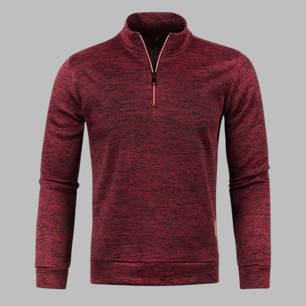 Griffin | Men's Zip Up Jumper Fine Knit