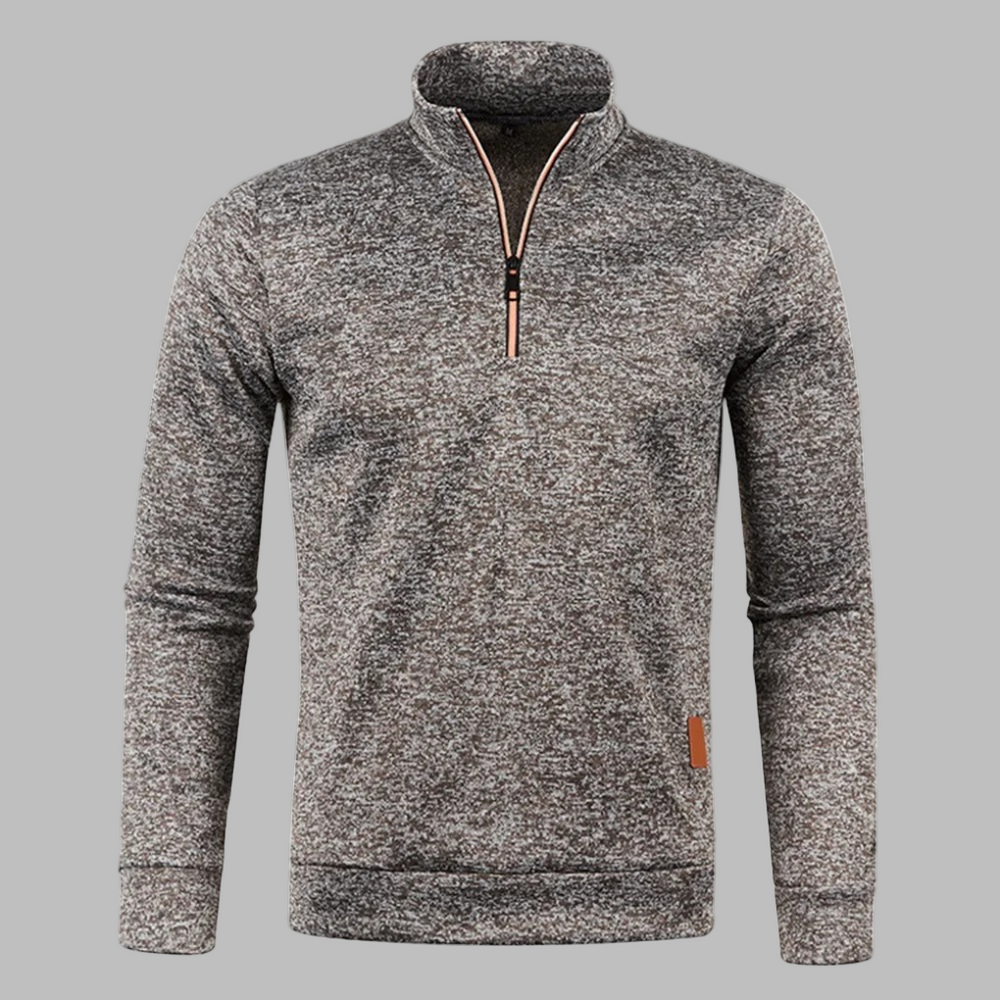 Griffin | Men's Zip Up Jumper Fine Knit