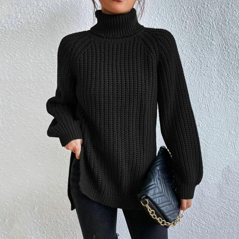 Guinevere | Women's Fine Knit Roll Neck Jumper
