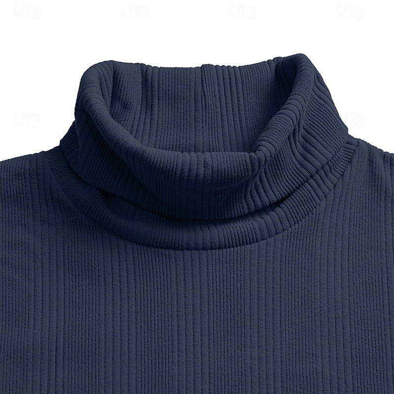 Gustav | Men's Slim Fit Polo Neck Jumper