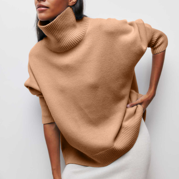 Halle | Women's Long Sleeve Roll Neck Jumper